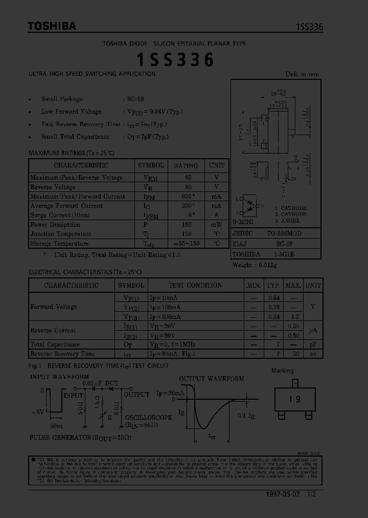 1SS336_167449.PDF Datasheet