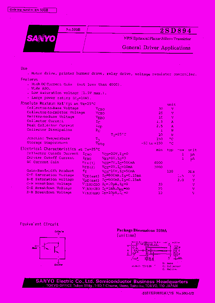 2SD894_7461.PDF Datasheet