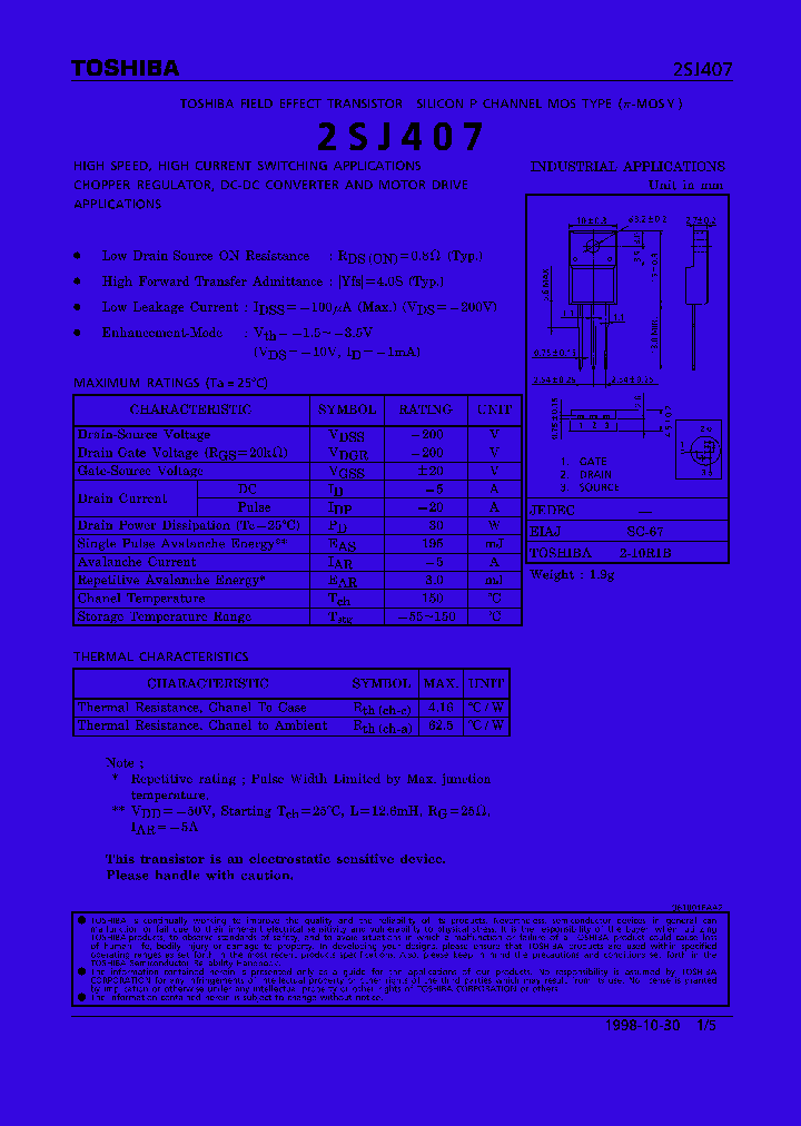 2SJ407_12847.PDF Datasheet