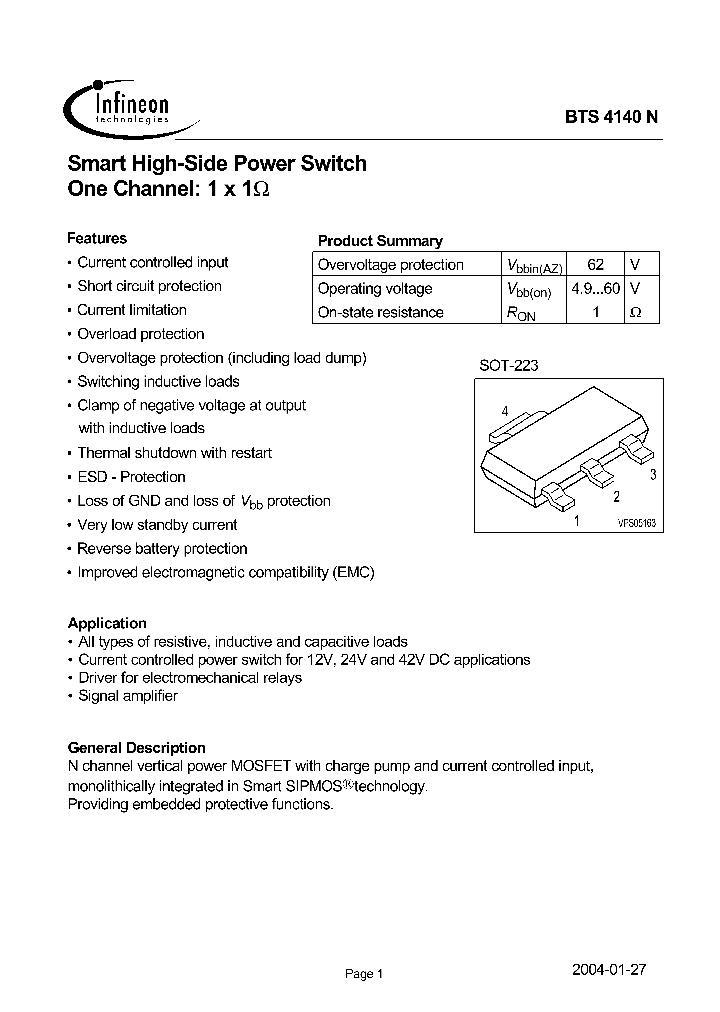 BTS4140N_64503.PDF Datasheet