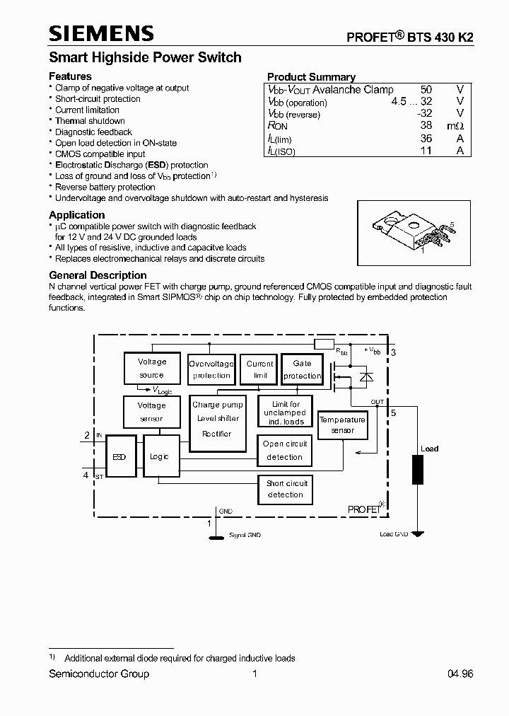 BTS430K2_64511.PDF Datasheet