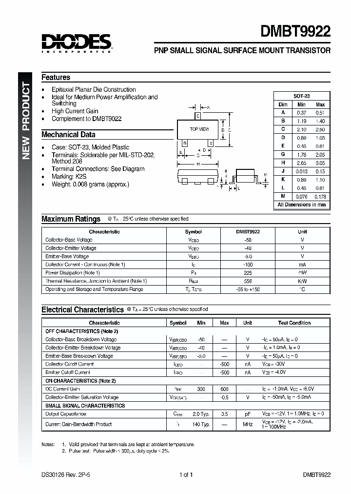 DMBT9922_72536.PDF Datasheet