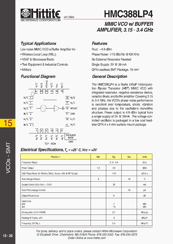 HMC388LP4_193704.PDF Datasheet