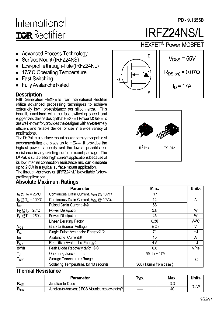 IRFZ24L_156153.PDF Datasheet