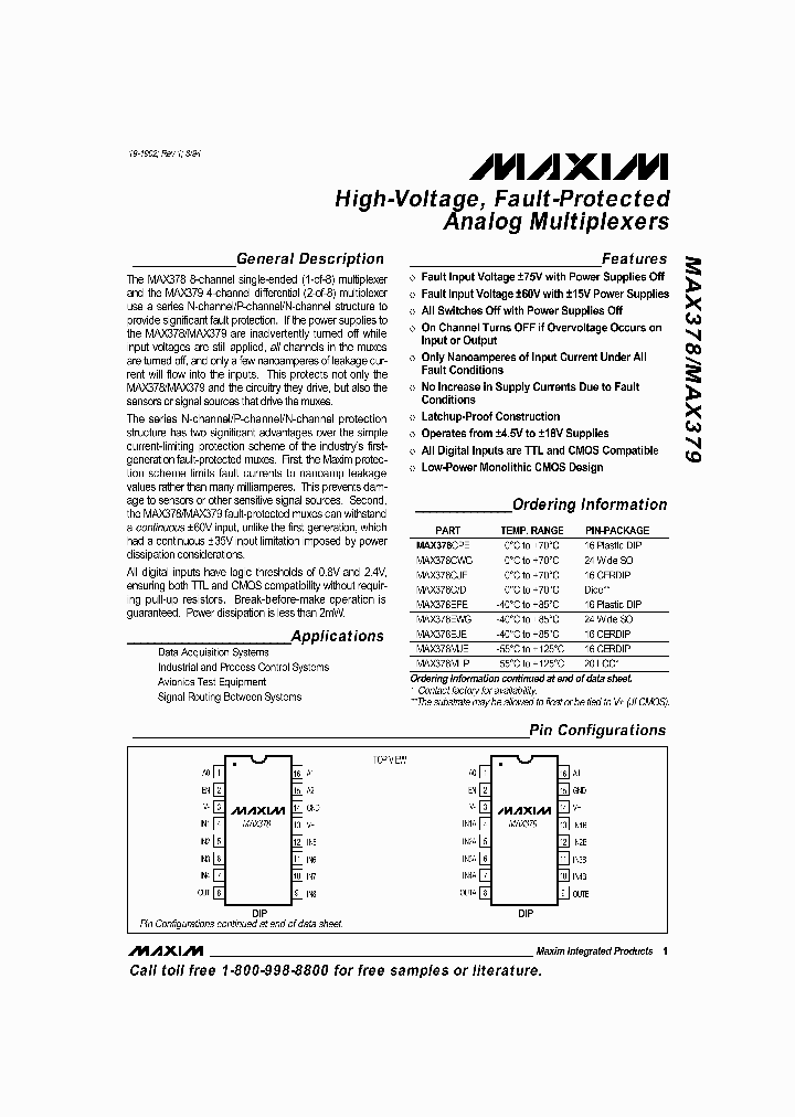 MAX378_143280.PDF Datasheet