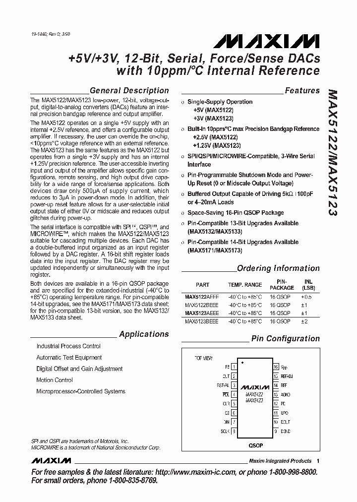 MAX5122_110893.PDF Datasheet