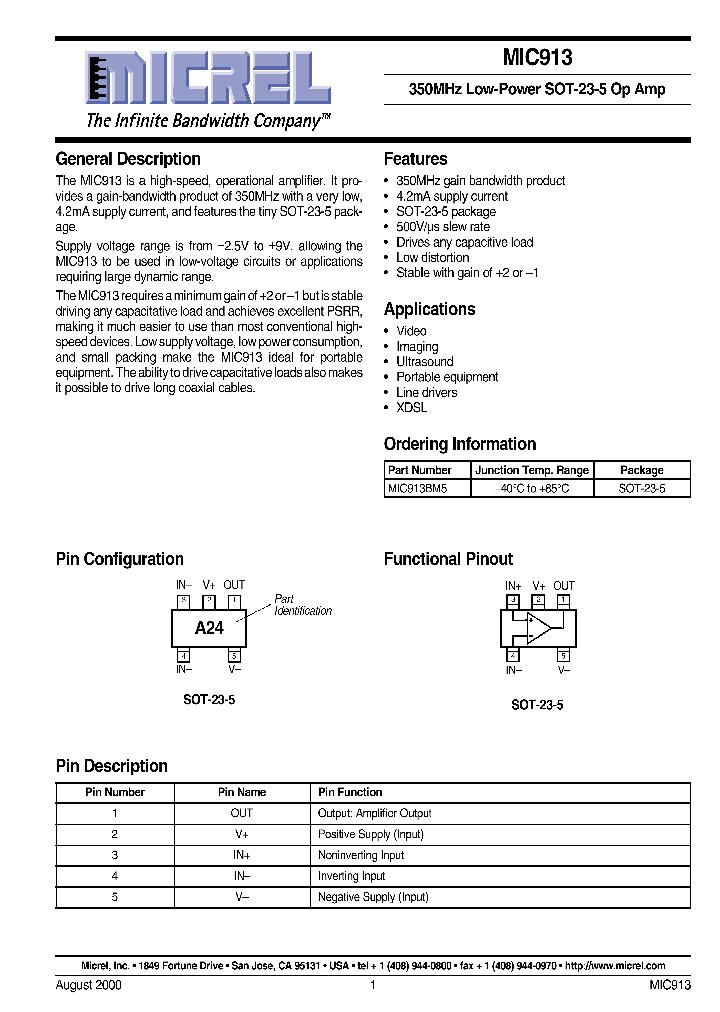 MIC913_32069.PDF Datasheet