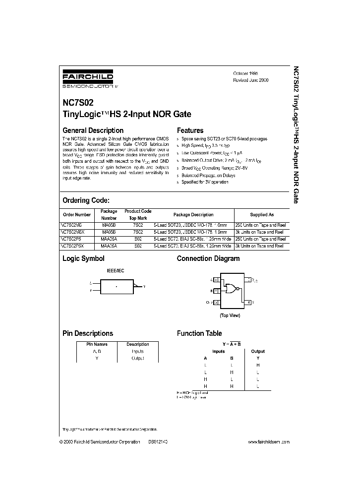 NC7S02_145918.PDF Datasheet