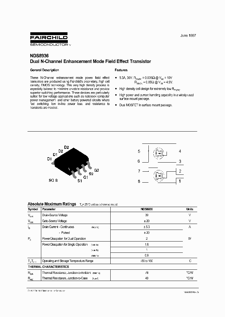 NDS8936_128847.PDF Datasheet