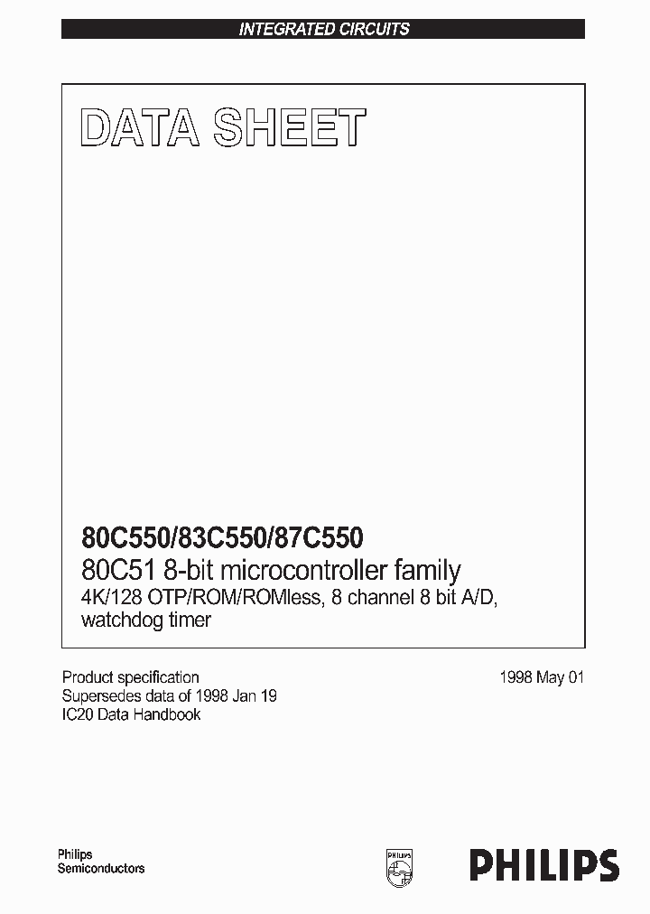 P83C550EBAA_100715.PDF Datasheet