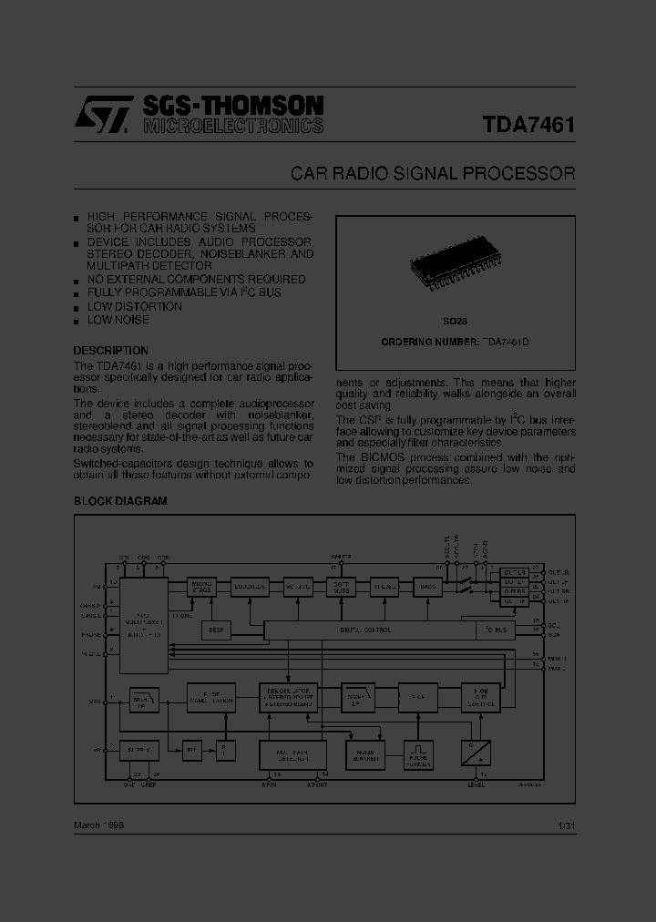 TDA7461_37010.PDF Datasheet