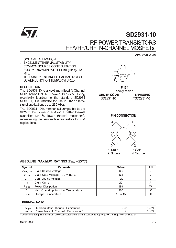 TSD2931-10_62742.PDF Datasheet