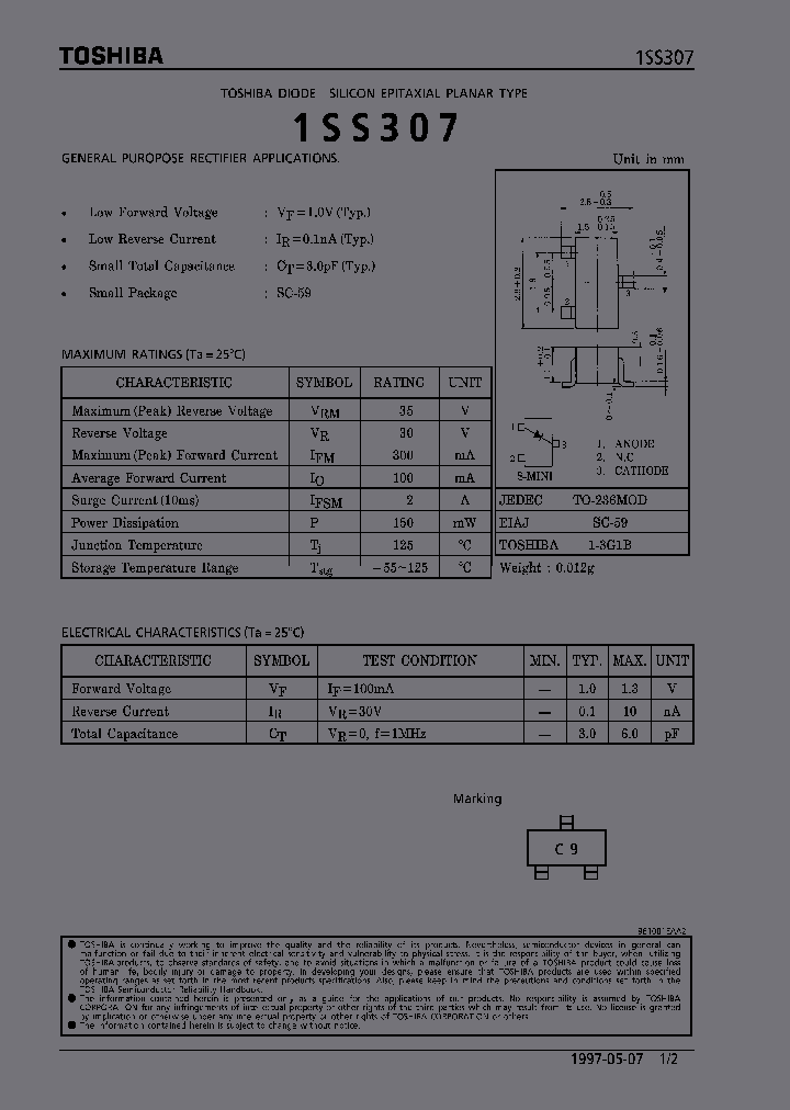 1SS307_269473.PDF Datasheet