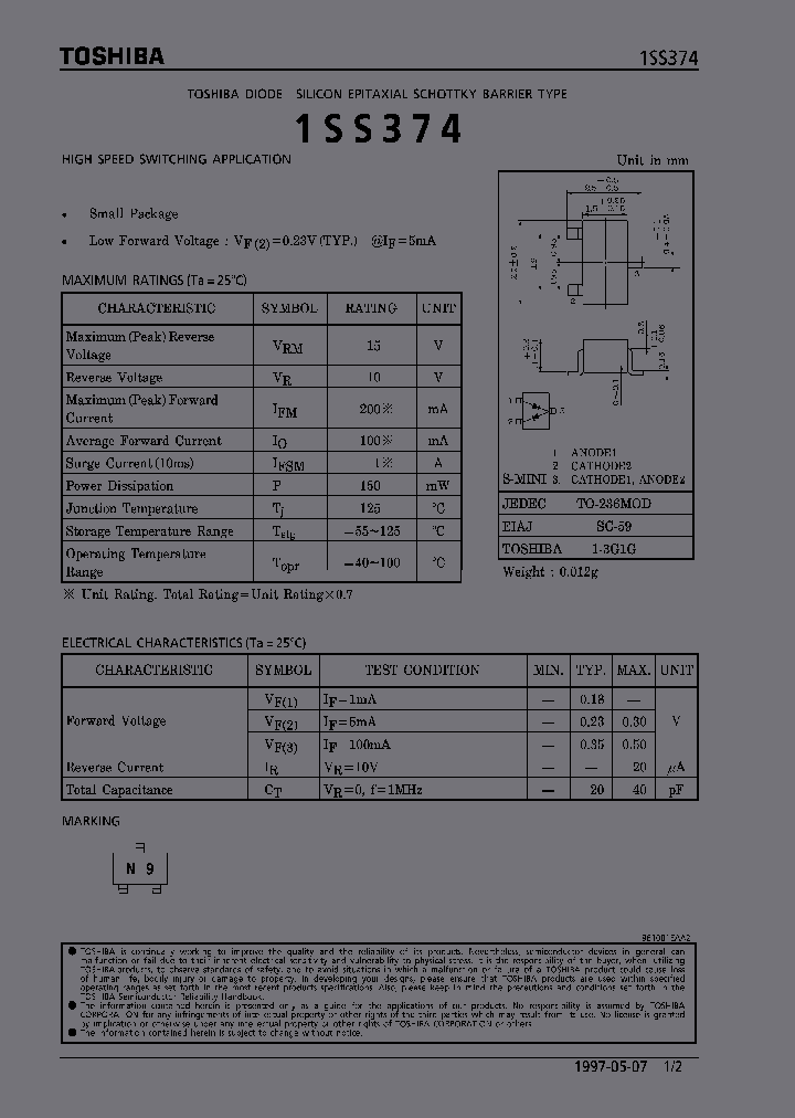 1SS374_269529.PDF Datasheet