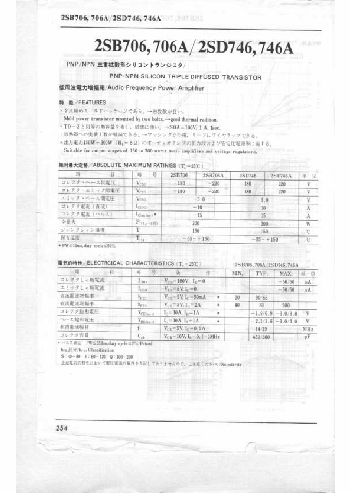 2SB706A_259242.PDF Datasheet