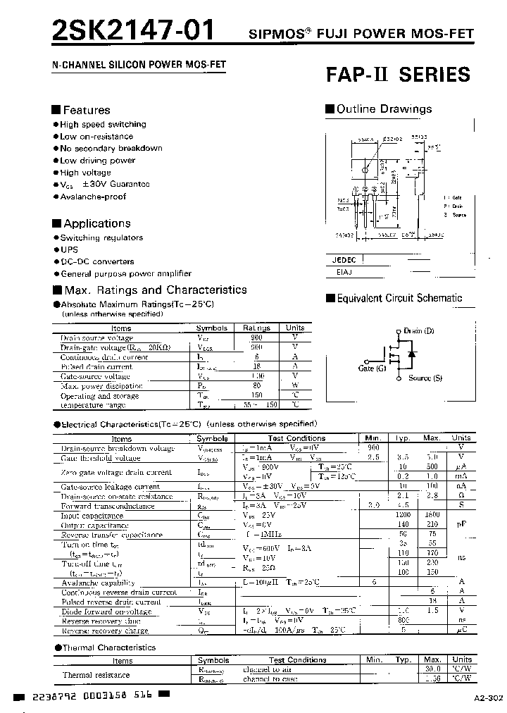 2SK2147_294174.PDF Datasheet