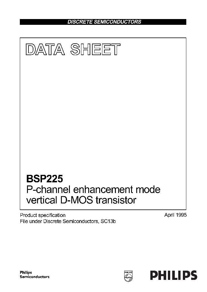 BSP225_276069.PDF Datasheet