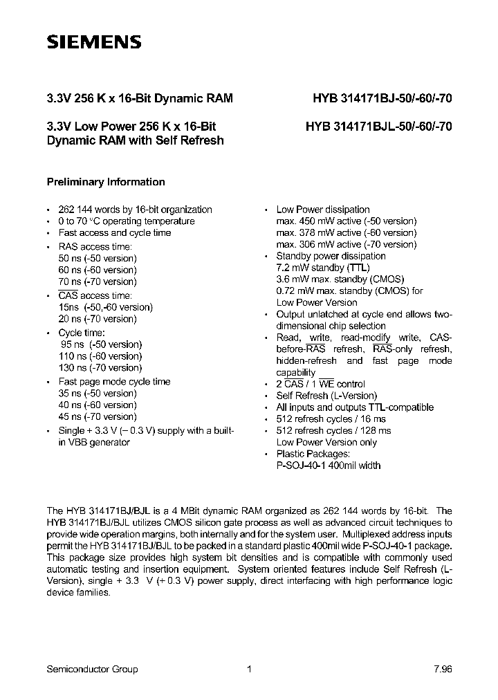 HYB314171BJL-70_288833.PDF Datasheet