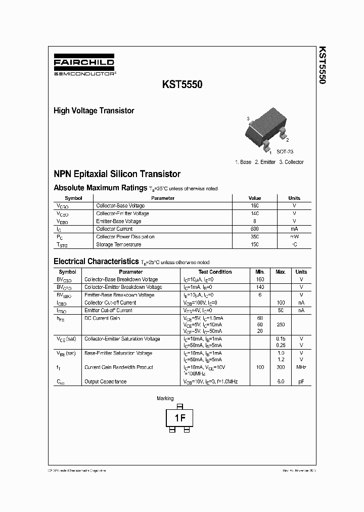 KST5550_214033.PDF Datasheet