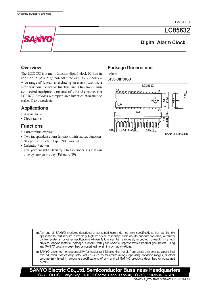 LC85632_285746.PDF Datasheet