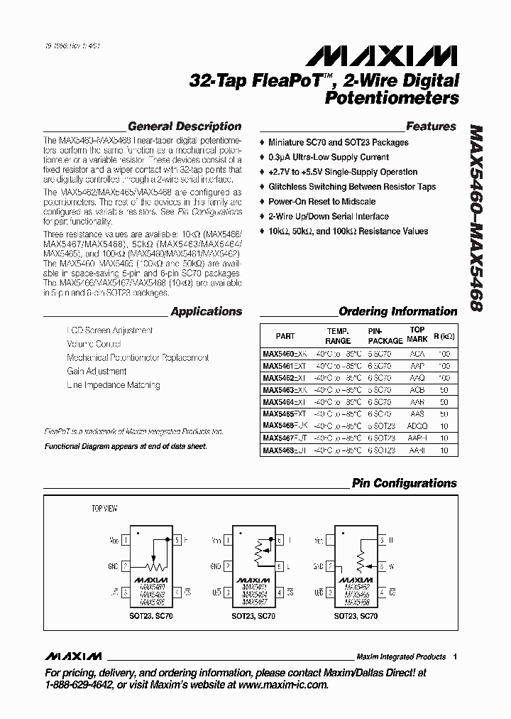 MAX5465EXT_242907.PDF Datasheet