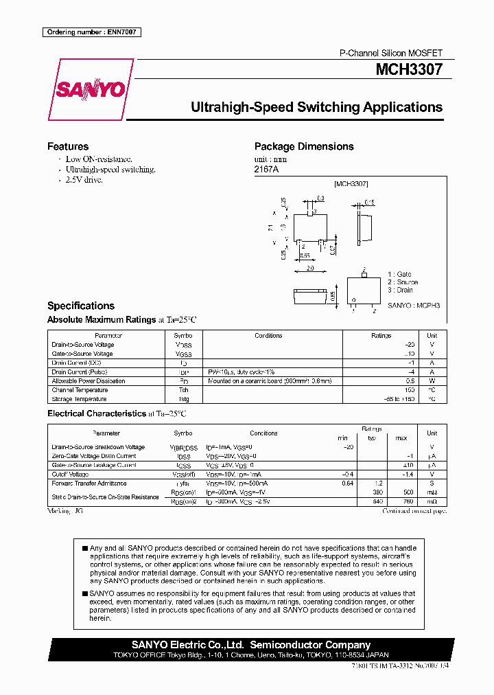 MCH3307_289493.PDF Datasheet