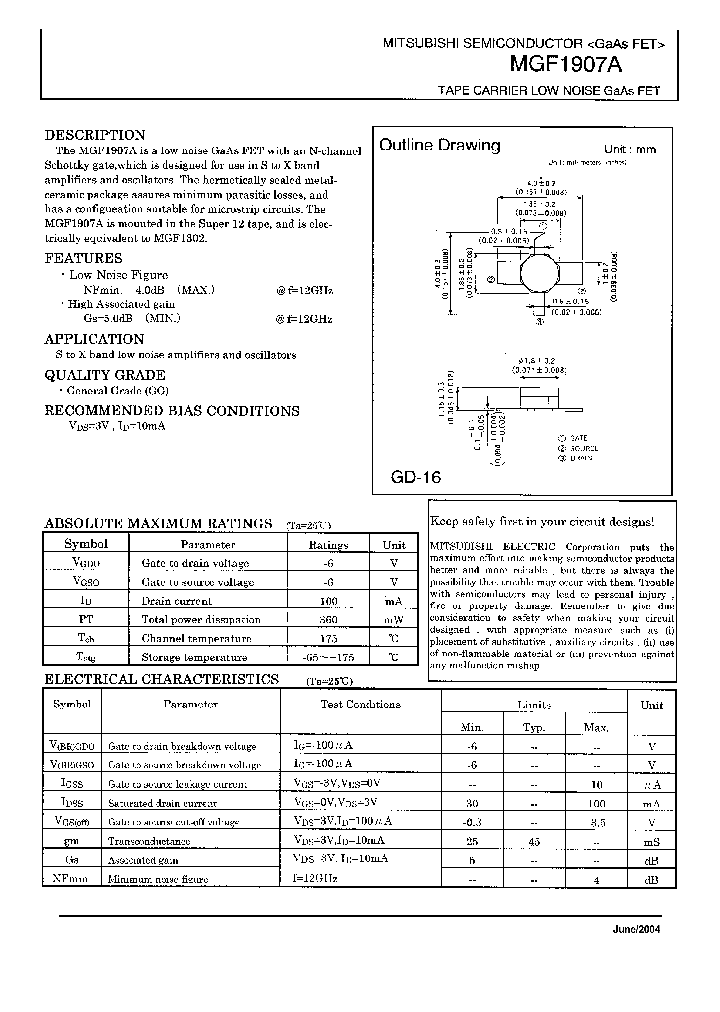 MGF1907A_275105.PDF Datasheet