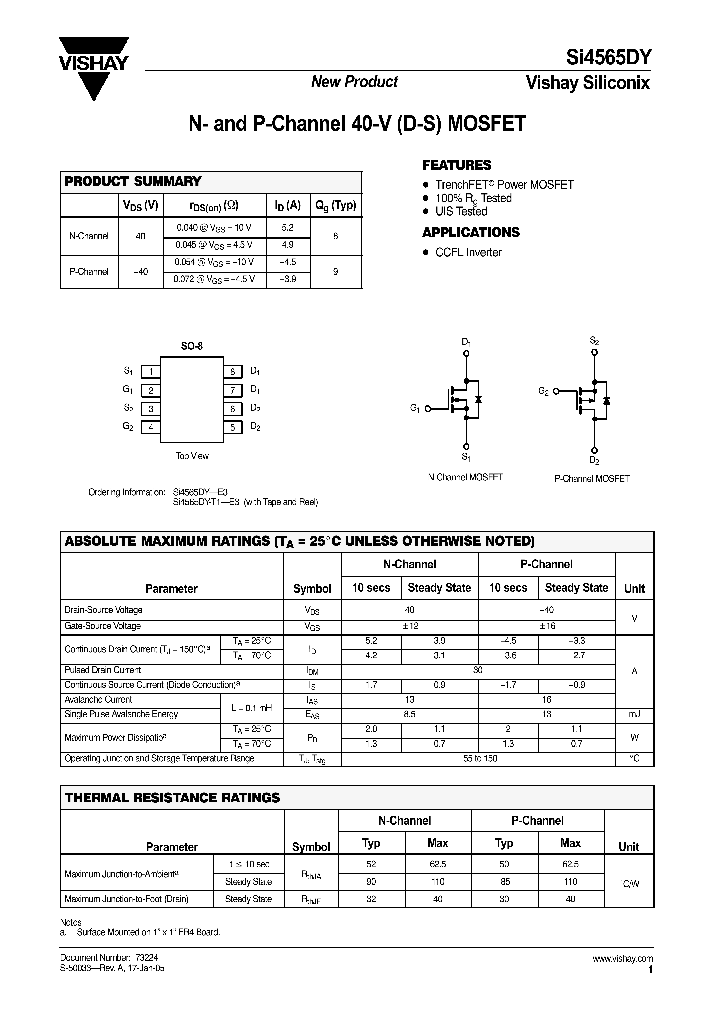 SI4565DY_285239.PDF Datasheet