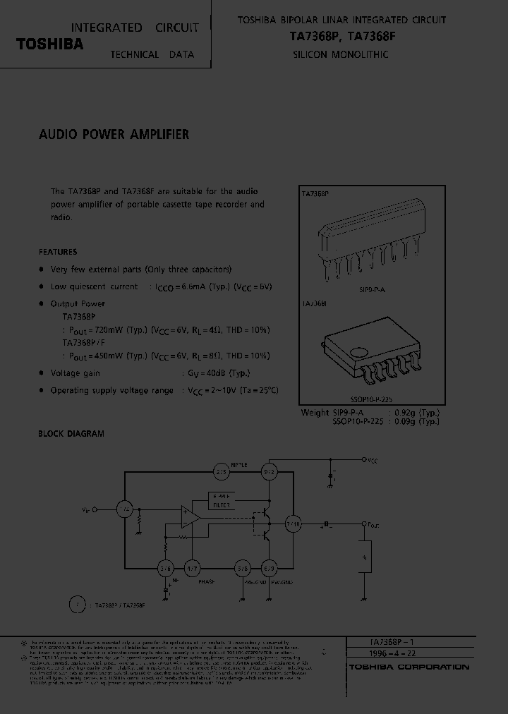 TA7368F_266704.PDF Datasheet