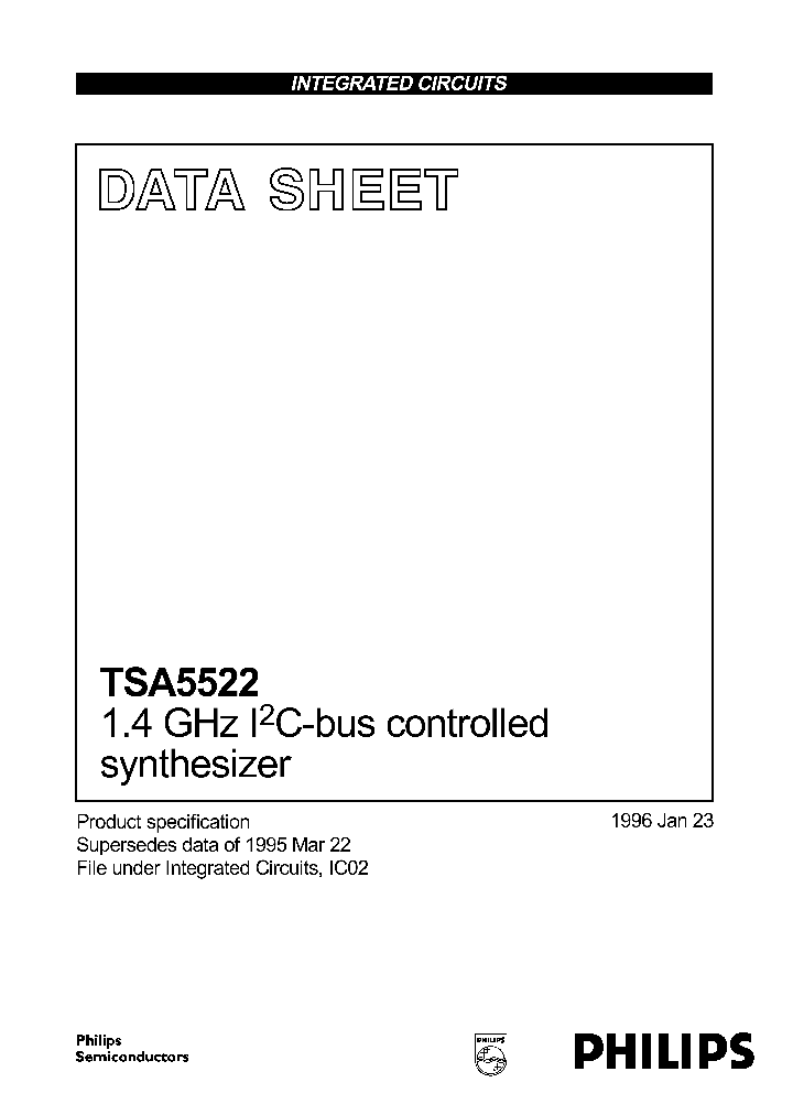 TSA5522_290462.PDF Datasheet