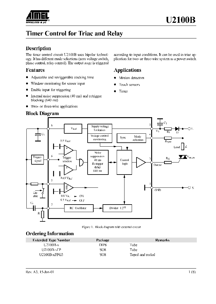 U2100b схема включения