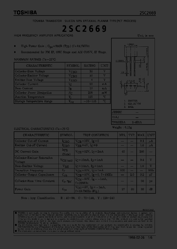 2SC2669_254779.PDF Datasheet