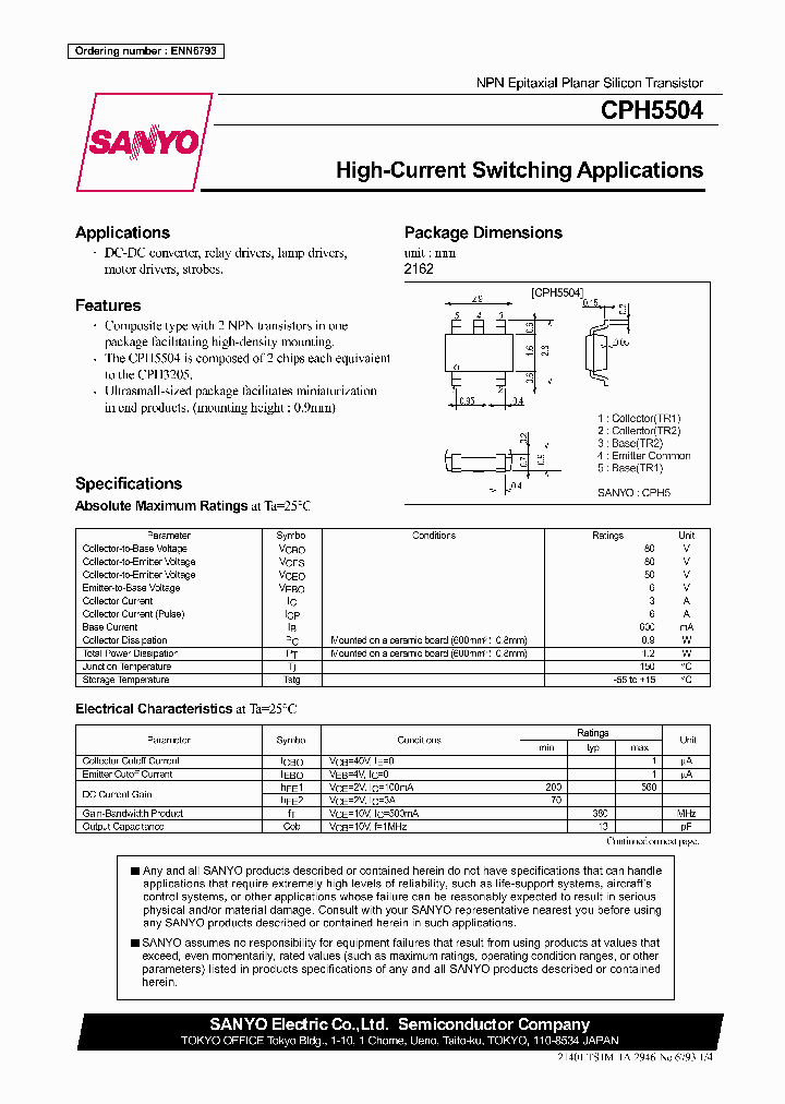 CPH5504_219741.PDF Datasheet