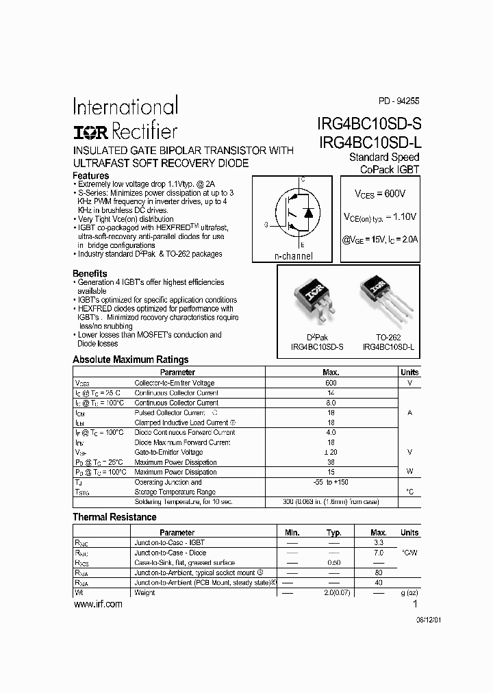 IRG4BC10SD-L_231847.PDF Datasheet