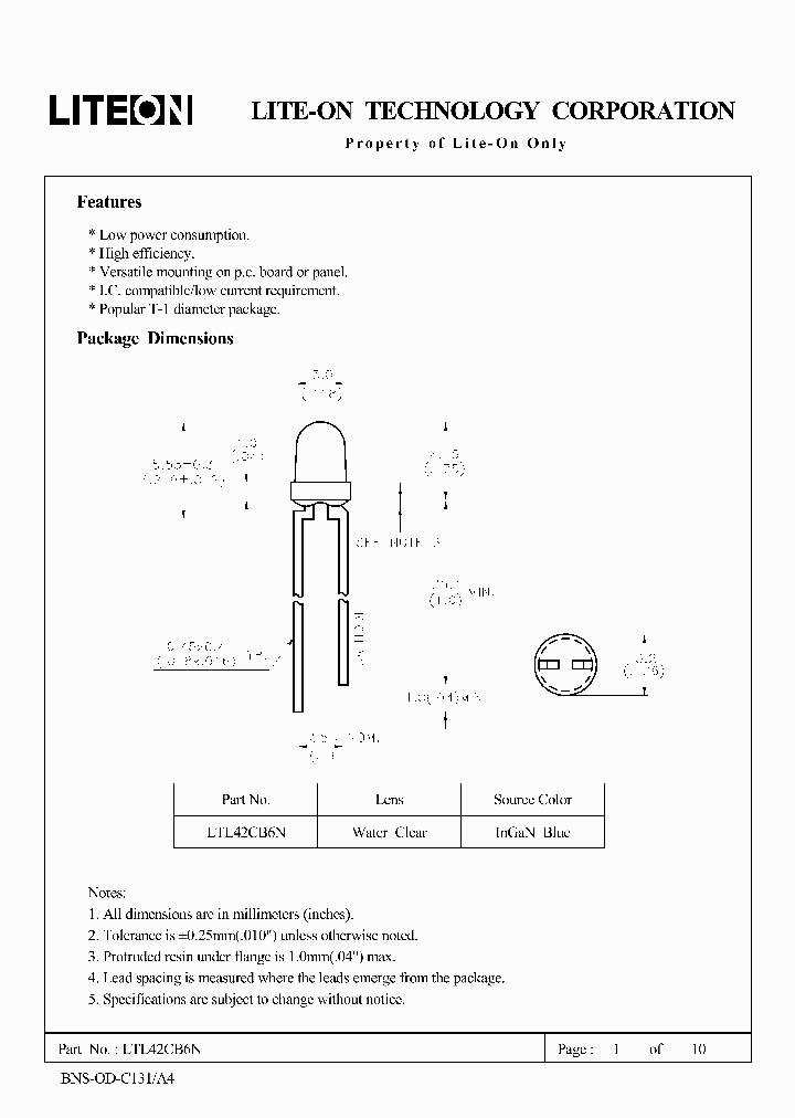 LTL42CB6N_215368.PDF Datasheet