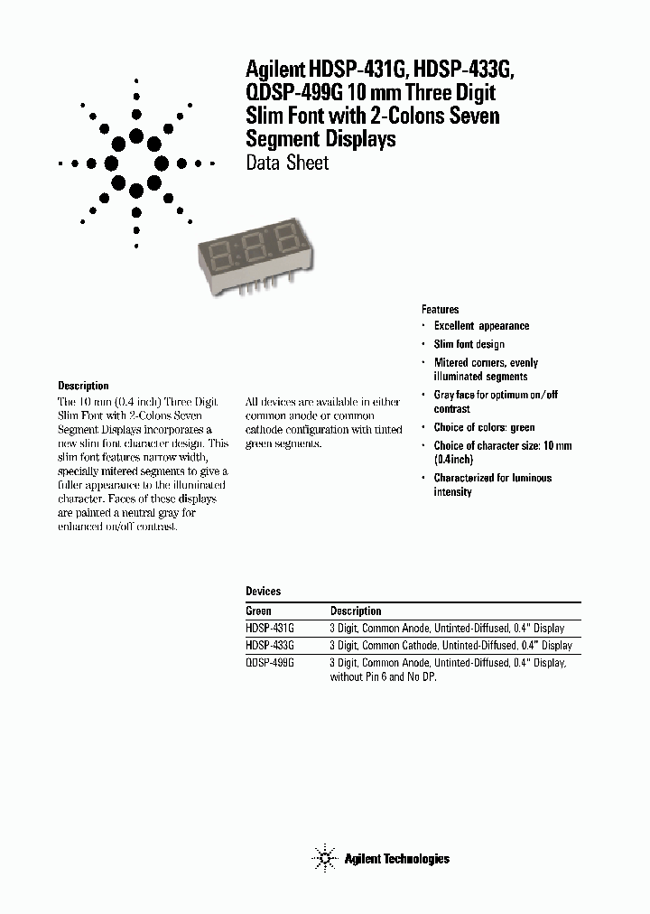 QDSP-499G_261648.PDF Datasheet