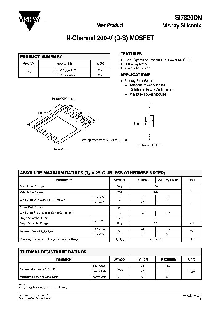 SI7820DN_218880.PDF Datasheet