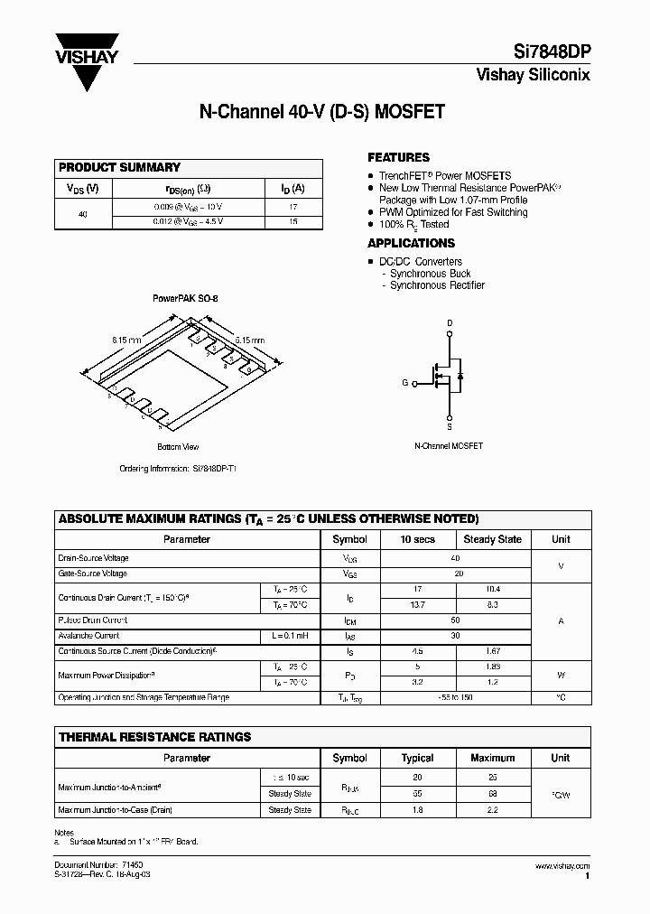 SI7848DP_218882.PDF Datasheet