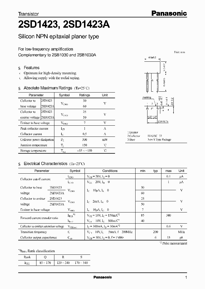 2SD1423_226998.PDF Datasheet