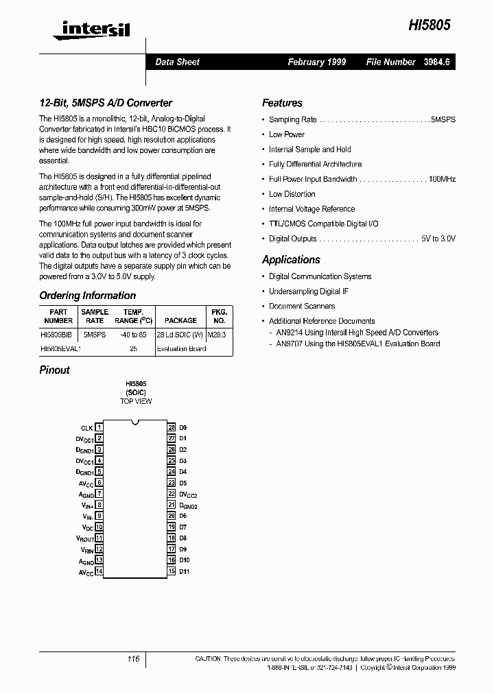 HI5805BIB_218328.PDF Datasheet