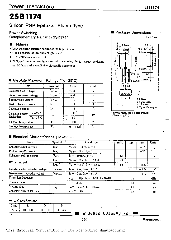 2SB1174_315299.PDF Datasheet