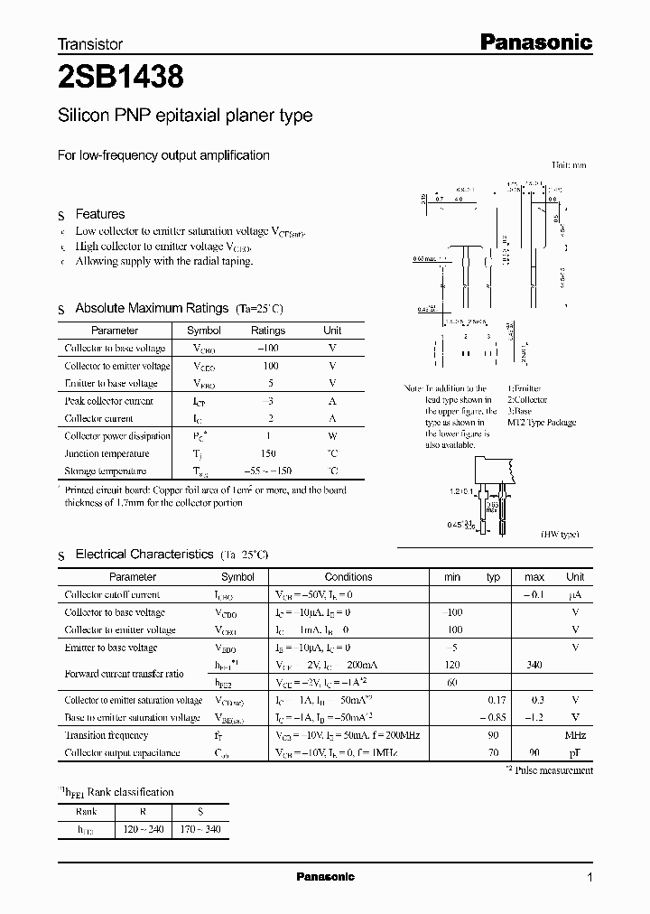 2SB1438_349984.PDF Datasheet