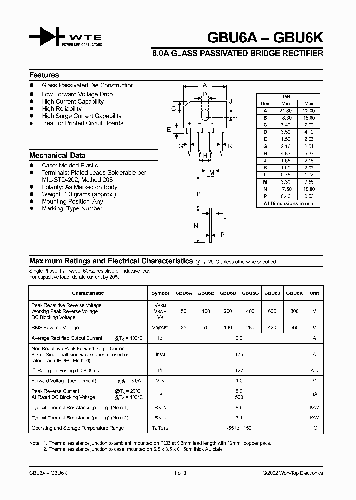 GBU6D_323527.PDF Datasheet