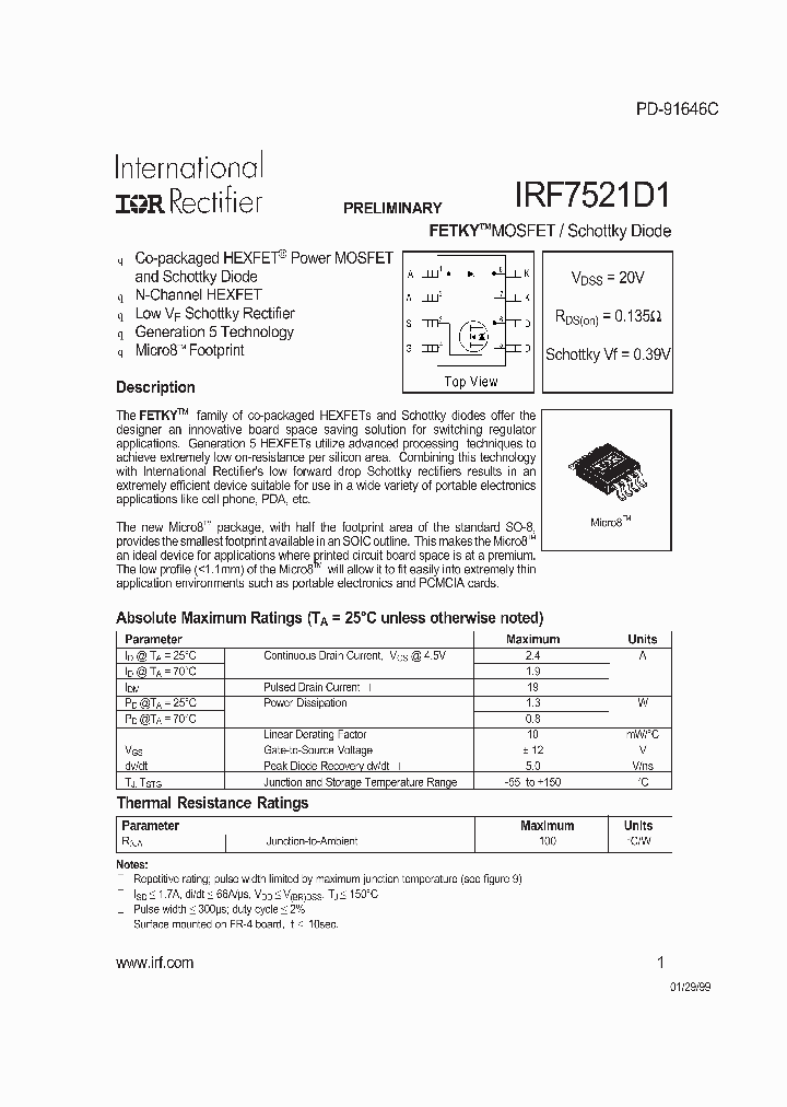 IRF7521D1_196964.PDF Datasheet