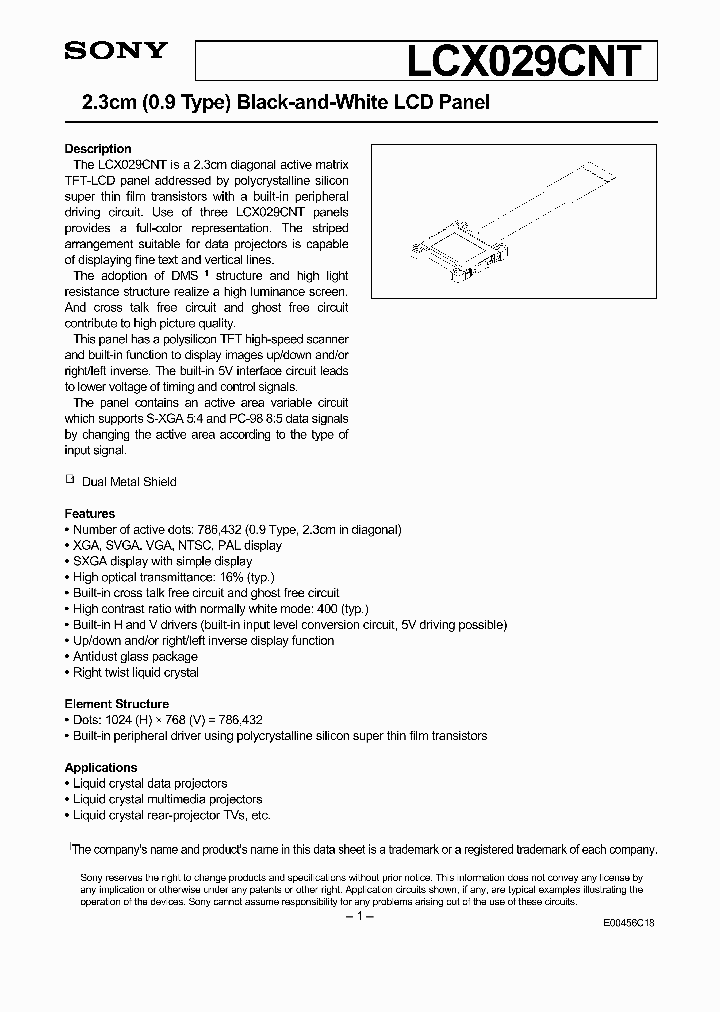 LCX029CNT_207269.PDF Datasheet