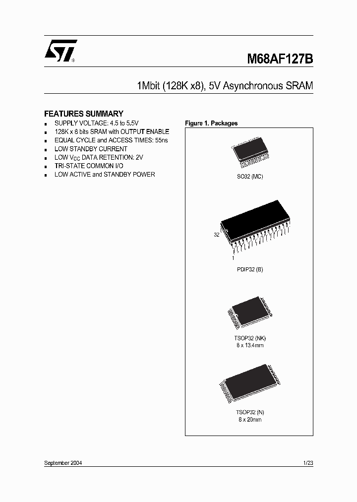 M68AF127BL55MC6_371330.PDF Datasheet