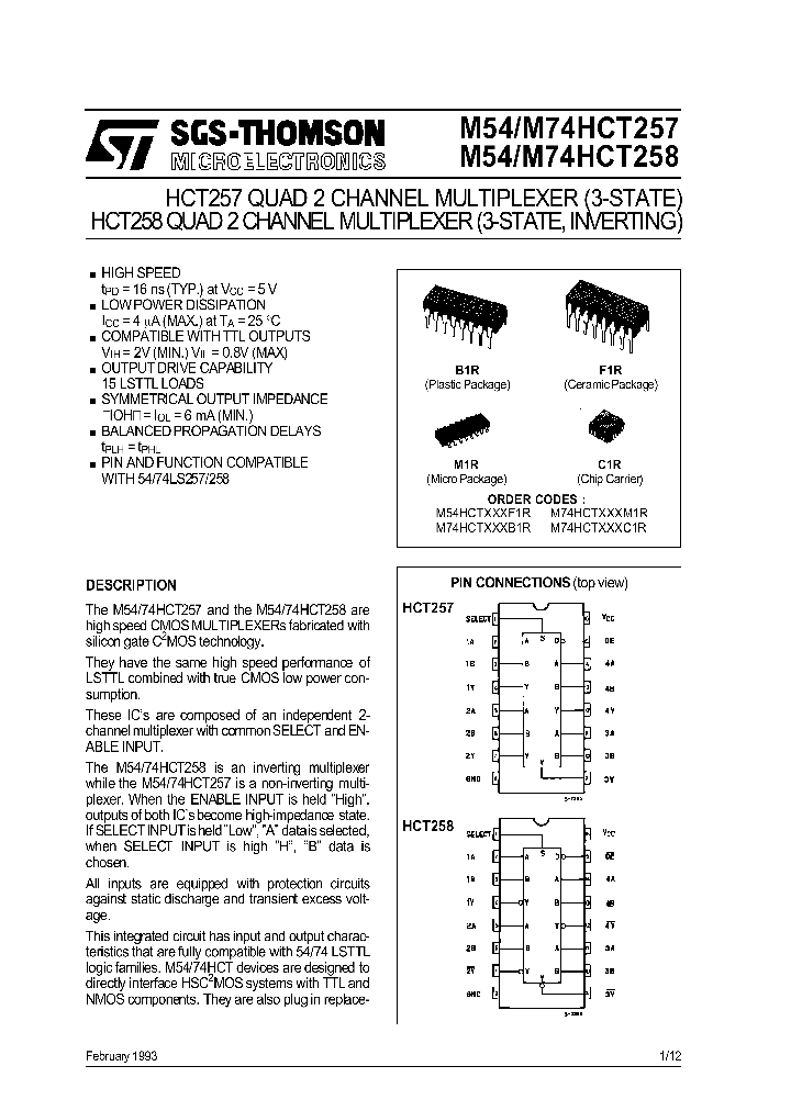 M74HCT258C1R_376486.PDF Datasheet