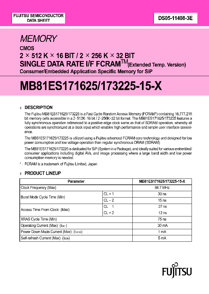 MB81ES173225-15-X_322447.PDF Datasheet