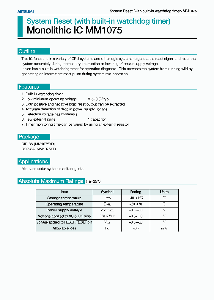 MM1075_334162.PDF Datasheet