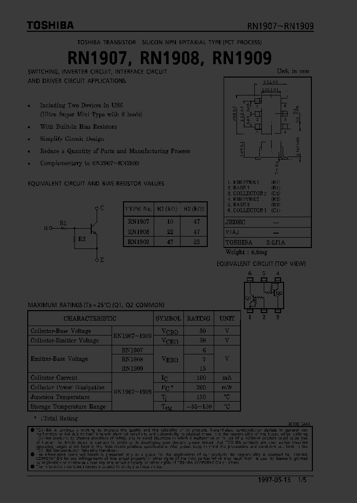 RN1909_311381.PDF Datasheet